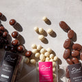 Fruit à coque ou grain enrobé de chocolat suisse artisanal Sisao
