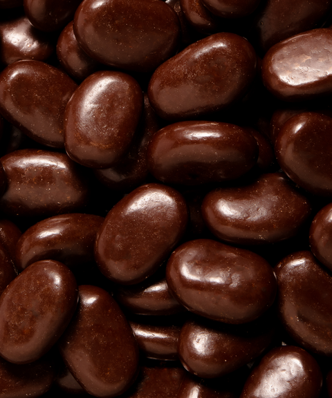 Amandes d'Avola grillées enrobées de chocolat noir Sisao