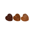 Cœurs Marteau Sisao, chocolat suisse artisanal serti de noisette