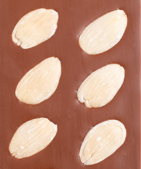Tablette chocolat au lait Sisao aux amandes d'Avola