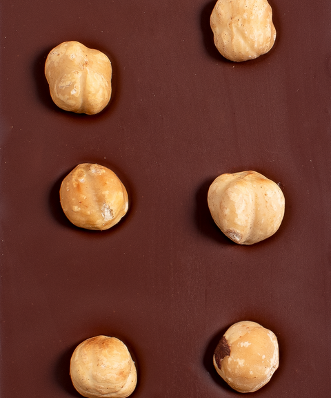 Tablette chocolat au lait Sisao aux noisettes du Piémont IGP